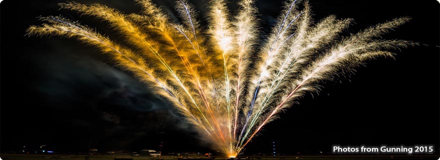 2015 Gunning Fireworks Festival Display